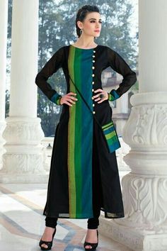 Salwar Pattern, Kameez Designs, Simple Kurti Designs, Long Kurti Designs