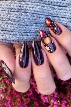 Purple Halloween Nails, Pink Halloween Nails, Halloween Nails Ideas, Bat Nails, Black Halloween Nails, Nail Art Halloween, Holloween Nails, Halloween Acrylic, Halloween Press On Nails