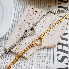 Gold Love Heart Shape Chain Necklace Bracelet Jewelry Set
Item Color: Gold/Silver



Necklace Length: About 41cm + Extension 5cm



Bracelet Length: About 18cm + Extension 6cm







 Two styles sent randomly Heart Jewelry Set, Luxury Love, Nail Bracelet, Luxe Style, Laura Geller, Cow Boy, Girls Jewelry, Steel Jewelry, Heart Jewelry