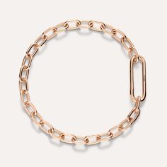 Find POMELLATO Iconica Bracelet on Editorialist. The chain bracelet in rose gold features the distinctive outsize link snap-closure of Iconica, the simple lines are gender-fluid and their universal appeal is instantly evident. Essential and refined, inspired by Milanese design. Luxury Rose Gold Oval Link Chain Bracelet, Modern Rose Gold Chain Bracelet With Rectangular Links, Modern Rose Gold Oval Link Chain Bracelet, Formal Rose Gold Cable Chain Bracelet, Rose Gold Link Chain Bracelet, Modern Rose Gold Paperclip Chain Bracelet, Simple Lines, Womens Jewelry Bracelets, Chain Bracelet