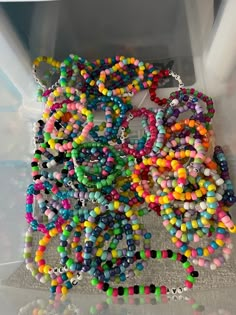 This is a mystery package! You do not get to choose what bracelets you get they are chosen at random ! Bracelet Ideas Candy, Candy Bracelets, Scenecore Kandi, Bracelets Kandi, Candy Bracelet