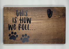 this is how we poul sign with paw prints