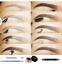 Eyebrow Hacks, Eyebrow Tutorial, Brow Makeup, Eyebrow Shaping