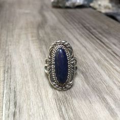 Lapis Lazuli Sterling Ring 10  | eBay Handmade Oval Lapis Lazuli Rings, Lapis Lazuli Ring Silver, Classic Blue Lapis Lazuli Rings, Vintage Blue Lapis Lazuli Ring, Carved Lapis Ring, Blue Lapis Lazuli, Handcrafted Artisan Jewelry, Blue Lapis, Sterling Ring