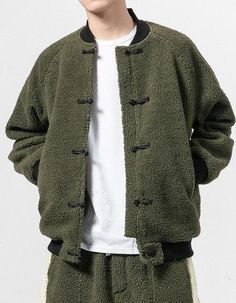 MOO Wool Baseball Jacket in 3 colours Vintage Lamb, Japanese Pants, Japanese Jacket, Coat Pant, Warm Coat, Baseball Jacket, Cotton Jacket