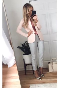 J Crew Sweater Blazer, Spring Office Outfits, Business Casual Outfit, Cute Work Outfits, Spring Work Outfits, J Crew Sweater, Office Outfits Women, Business Casual Outfits For Work, Sweater Blazer