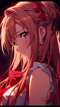 Asuna Fanart, Word Art Online, Cool Anime Wallpapers, Cute Anime Wallpaper, Awesome Anime