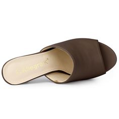 These essential summer slide sandals feature a simple strap, a mid-block heel, and work-to-weekend-to-wherever versatility. Perfect for going to work or going out. They can be paired well with your favorite dress, and skirts for a chic look. The pure white design creates an elegant and dignified style that is simple and fashionable. Good options for parties, sweet dating, shopping, festivals, banquets, office outfits, casual wear, and daily outfits. Rubber Outsole and ABS heel, anti-slip effecti