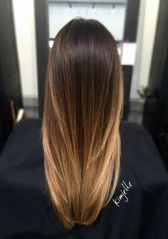 Straight Caramel Balayage, Brunette Blonde Balayage Straight, Balayage Straight Brown Hair, Brunette Ombre Straight Hair, Highlights Ombre Brown Hair, Sombre Hair Straight, Hairstyles For Medium Length Hair Blonde Highlights, Carmel Balayage Brunettes Straight, Brown To Blonde Ombre Hair Straight