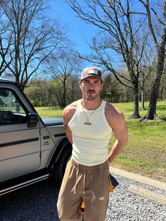 Theo Silva, Winter Hamilton, Chestnut Springs, Elsie Silver, Mens Casual Outfits Summer, Mens Trendy Outfits, Tank Top Outfits, Mens Casual Dress Outfits