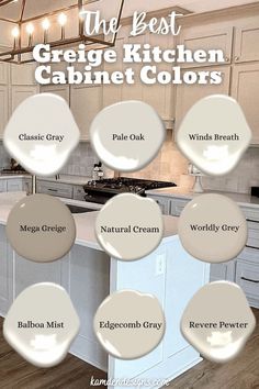 the best white kitchen cabinet colors and paint choices for all types of cabinets in this post