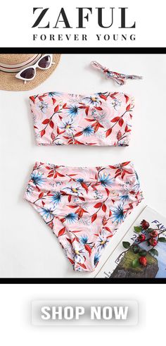 Have a look at our swimwear sale to find cheap swimsuits and bikinis that will keep you looking scorching hot at half the price. Save on swimwear at ZAFUL. #ZAFUL #swimwear #tankini # highcut Cute Tankinis, Zaful Swimwear, Bandeau Tankini, Cheap Swimsuits, Funny Questions, Pink Things, Tankini Swimsuits For Women, Senior Trip, Denim Ideas