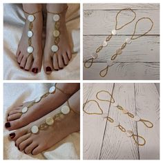 Barefoot Sandals are perfect for a beach wedding, vacation, cruise, fun at the pool, a formal dance when you need to get out of fancy shoes, adding sparkle to plain flip flops, or dressing up your feet for fun. The only part that touches the ground is the loop around your middle toe.  Stretch cord. One size fits most. Giving back:  a portion of profits from these sales will be given to Uniting Pride, an organization that advocates for equality and wellness of the LGBTQ+ communities. unitingpride.org Elegant Adjustable Barefoot Sandals For Beach, Elegant Open Toe Beach Flip Flops, Elegant Open Toe Flip Flops For The Beach, Adjustable Open Toe Beachy Flip Flops, Elegant Summer Beach Flip Flops, Elegant Beach Flip Flops For Summer, Gold Flip Flops For The Beach, Elegant Flip Flops For Summer Beach, Summer Open Toe Barefoot Sandals For Beach Season