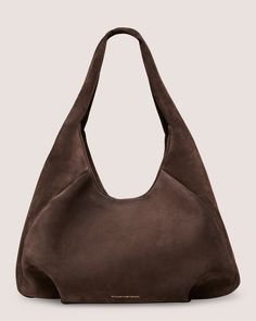 MODA HOBO BAG | Stuart Weitzman Brown Hobo Bag, Hobo Bag Aesthetic, Slouchy Bags, Massimo Dutti Bags, Stockholm Outfits, Minimal Bags, Slouchy Bag, Slouch Bags, Suede Purse