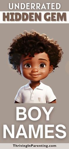 an animated character with the name boy names in front of him and his name is underrated