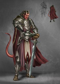 Tiefling Paladin, Dnd Tiefling, Dnd Paladin, Skyrim Art, Epic Characters, Fantasy Races, Dungeons And Dragons Characters