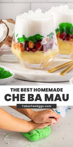 the best homemade chee ba mau recipe is easy to make and so delicious