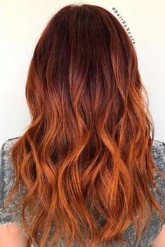 Hair Color Orange, Brown Ombre Hair, Brown Hair Balayage, Ombré Hair, Short Hair Balayage, Hair Color Highlights, Brown Blonde Hair, Ombre Hair Color