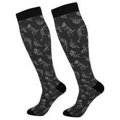 PRICES MAY VARY. Dimensions: Foot Width: 4.5in, Sole Length: 8.6in, Total Length of Socks: 22.8in. All-size styles, extremely stretchable, regardless of men and women, can be worn up to the knee position in regular wear. Comfortable Fabric: Polyester. The socks are made of Polyester Fabric, thick and soft, with high abrasion resistance, suitable for running, cycling, fitness or daily wear. Multifunctional: The advantages of high-quality fabrics and length make this compression socks extremely wa Cycling Fitness, Run Cycle, Red Mushroom, Love Fitness, Socks For Women, Bunny Easter, Long Socks, Compression Socks, Cross Training