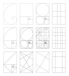 an image of different shapes and lines that can be used to make a geometric design