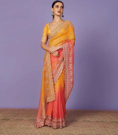 Indian Dresses For Women, Velvet Dress Designs, Border Saree, Blouse Saree, Saree Trends, Indian Wedding Outfits