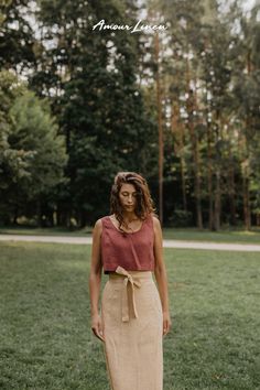 Wrap Linen Skirt: A boho style and minimal aesthetics. This skirt, adorned with a charming bow, is your ticket to effortless elegance. It's the go-to choice for fall looks for women, whether you're embracing casual chic or seeking the perfect party look. Perfect for work or a Christmas outfit idea. IRIS is not just a trendy fall outfit; it's the ideal choice for fall weddings, date nights. Add this piece to your capsule wardrobe and enjoy free shipping on orders over $100! Fitted Linen Wrap Skirt With Lining, Summer Asymmetrical Wrap Skirt With Tie Waist, Chic Summer Flared Wrap Skirt, Summer Linen Maxi Skirt For Day Out, Chic Asymmetrical Linen Wrap Skirt, Chic Cotton Wrap Skirt For Summer, Elegant Linen Pencil Skirt, Chic Summer Cotton Wrap Skirt, Summer Long Wrap Skirt With Tie Waist