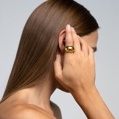 Introducing our stunning Gold Chunky Ring - the perfect signet ring for women looking to add a touch of elegance to their style. Expertly crafted and gold plated with 14K gold, this exquisite ring exudes a sense of luxury and refinement. The chunky design adds a distinctive flair to any outfit, making it the ideal accessory for both casual and formal occasions. Whether you're treating yourself or searching for the perfect birthday gift for her, this gold-plated beauty is sure to be cherished and Gold Chunky Ring, Chunky Ring, Dome Ring, Chunky Rings, Outfit Making, Domed Ring, Birthday Gift For Her, Perfect Birthday, Ring For Women