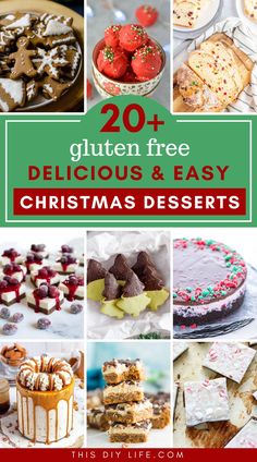 20 gluten - free delicious and easy christmas desserts for the holiday season