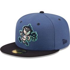 new era 59fifty fitted cap with an embroidered character on the front and side