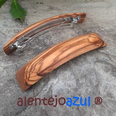 Beautiful  extra large rectangular barrette made out of fine olive wood  for thick hair   with screwed french mechanic  from screw to screw 10 cm - 3.93 inches Lengths ~ 11 cm - 4.33 inches width  ~ 2,2 cm - 0.87 inches the wonderful grain of the olive wood and  the shape make every hair slide unique ! naturally  the grain of the olive wood can vary from item to item , but in any case you will get a olive wood barrette with beautiful grain the olive wood is finely sanded and oiled  handcrafted in Portugal Wooden Hair Clip, French Barrette, Hair Slide, Barrette Clip, Olive Wood, Thick Hair, Barrettes, Thick Hair Styles, To My Daughter