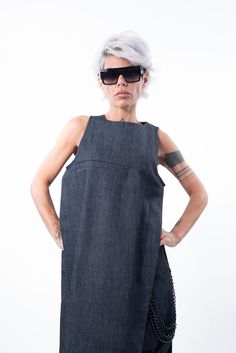 "*Sleeveless *Not Functional Front Pocket *Not Functional back Zipper *Asymmetric Front and Back *Model is 1.64cm (5ft 3\") tall, 50 kg (110Lbs) and wears size Small Here are the pants: https://www.etsy.com/listing/705888782/loose-casual-drop-crotch-harem-pants?ref=shop_home_active_1&pro=1&frs=1 SIZE CHART SIZE XS US/Canada 2 UK 4 Europe 32 Australia 6 Japan 5 Bust: around 33 in/84 cm Waist: around 26 in/66 cm Hip: around 35.5 in/90 cm Approx height: 5'7\"/170 cm SIZE S US/Canada 4/6 UK Sleeveless Asymmetrical Dress With Side Zipper For Summer, Sleeveless Asymmetrical Summer Dress With Side Zipper, Summer Sleeveless Asymmetrical Dress With Side Zipper, Sleeveless Asymmetrical Party Dress With Side Zipper, Sleeveless Asymmetrical Dress With Side Zipper For Party, Sleeveless Dresses With Side Zipper For Spring, Sleeveless Dress With Side Zipper For Spring, Asymmetrical Summer Dress With Side Zipper, Fitted Sleeveless Asymmetrical Dress For Spring