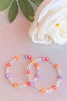 Colorful Heart Seed Bead Bracelet - Beaded Bracelet - Seed Bead Bracelet - Fun - Summer - Women’s Bracelet - Stacking Bracelet Heart-shaped Beaded Bracelets With Tiny Beads For Friendship, Heart-shaped Tiny Beaded Bracelets For Friendship, Friendship Beaded Bracelets With Heart Charm, Orange Heart Beads Beaded Bracelet For Gift, Orange Heart Beads Beaded Bracelet As Gift, Orange Beaded Bracelets With Heart Beads As Gift, Orange Beaded Bracelet With Heart Beads As Gift, Heart Beaded Bracelets For Jewelry Making, Handmade Heart Beaded Bracelet For Friendship