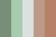 the color palette is brown, green, and beige with some white on it's side