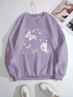 Cute Dress Outfits, Mauve Purple, Galaxy Print, Quick Outfits, Easy Trendy Outfits, Simple Trendy Outfits, Cute Everyday Outfits