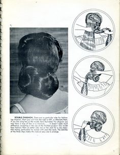 1940's hairstyle for women with long hair. Double chignon Very Long Hair Styles, Women With Long Hair, Idda Van Munster, 40s Hairstyles, Hairstyle For Women, Vintage Hairstyles Tutorial, 1940s Hairstyles, Rockabilly Hair