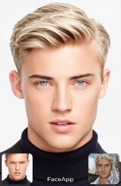 Men Blonde Highlights, Sind Curtain Bangs, Was Sind Curtain Bangs, Young Men Haircuts, Gents Hair Style, Men Hair Color, Light Blonde Hair