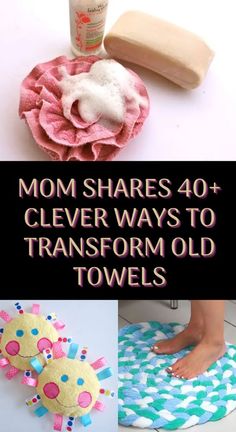 there are many different things that can be used to decorate towels