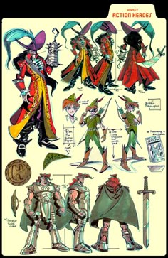 an image of some character designs from the video game