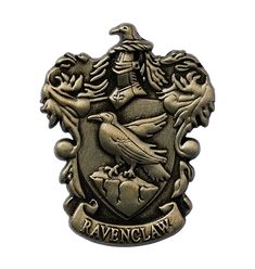 the ravenclaw badge is shown on a white background