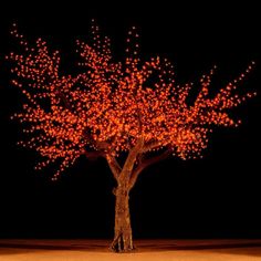 Cherry Blossom LED Tree 11.5ft\ 3.5m dia 12.0ft. Led Outdoor Christmas Tree, Red Cherry Blossom, Weeping Willow Tree, Outdoor Christmas Tree, Led Tree, Magnesium Oxide, Weeping Willow, Red Tree, Maple Tree