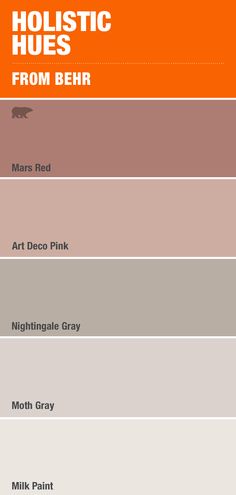 the color scheme for nursery pinks from behr, mars red, art deco gray and moth gray