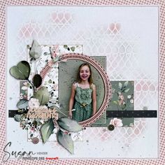 Shabby Chic Scrapbook Layouts, Scrapbook Clusters, Elegant Scrapbook, Wedding Album Scrapbooking, Shabby Chic Scrapbooking, Scrap Paper Crafts, Dog Scrapbook, Beautiful Scrapbook Layouts