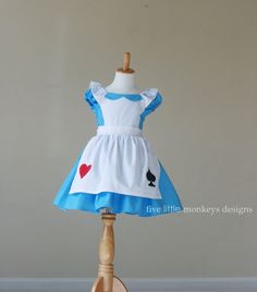 Alice in Wonderland Dress Alice Dress Alice in Wonderland Alice In Wonderland Inspired Dress, Wonderland Inspired Dress, Vampire Costume Diy, Pirate Costume Diy, White Rabbit Alice In Wonderland, Everyday Princess, Up Halloween Costumes