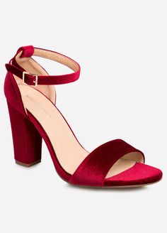 Holiday Heels, Wide Width Heels, Plus Size Velvet, Trendy Plus Size Dresses, Wide Sandals, Pretty Heels, Chunky Heel Sandals, Wide Width Sandals, Shoes Chunky