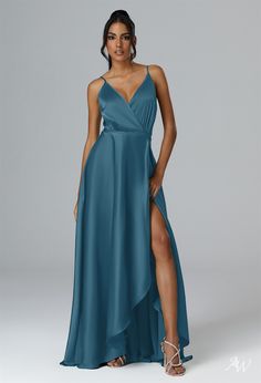 AW Sage Dress, Sage Green Bridesmaid Dresses | AW Bridal Aw Bridal, Sage Bridesmaid Dresses, Sage Green Bridesmaid Dress, Satin Bridesmaid Dress, Dress Sage, Sage Dress, Green Bridesmaid, Evening Gowns Elegant, Green Bridesmaid Dresses