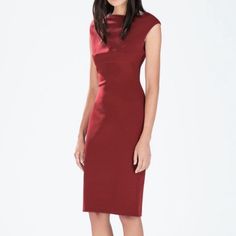 The Condition Is Good. Women’s Size Small. The Dress Stretchy. Short Sleeve, Draped. Red Stretch Midi Dress For Work, Elegant Red Stretch Midi Dress, Elegant Stretch Mini Dress By Zara, Elegant Zara Mini Dress With Stretch, Chic Stretch Burgundy Dress, Chic Burgundy Stretch Dress, Zara Sheath Midi Dress For Formal Occasions, Classic Fitted Zara Dress, Zara Classic Workwear Dresses