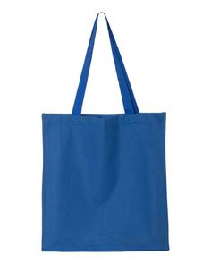 14L Shopping Bag - ROYAL - ONE SIZE | Q-Tees 14L Shopping Bag in Royal Blue | Canvas Blue Canvas, Unique Designers, Branded Bags, Cotton Bag, Free Bag, Grocery Bag, Heavy Cotton, Cotton Canvas, Royal Blue