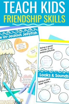 two printable worksheets for teaching kids to read and draw with the ocean theme