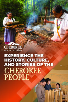 an image of people cooking food on the grill with words above it that read, experience the history, culture, and stories of the chooke people