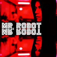 Mr. Robot Elliot Alderson promo with title in artsy font style. LOVE!!! Love the red  background for this as well...For some reason it REALLY reminds me of Run Lola Run {the style}, one of my all time favorite artsy German Films that also sort of had a cyberpunk feel!  #MrRobot #ElliotAlderson #RamiMalek #Red #BlackHoodie #Hacker #CyberPunk #FSociety #WhoIsMrRobot #Cool #Instagram Artsy Fonts, Psychological Thrillers, Breaking Bad, Cool Names, Black Hoodie, Cyberpunk